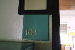 103 Room Number Sign