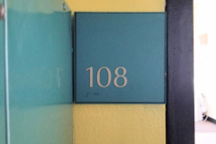 108 Room Number Sign