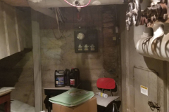 HVAC crawl space - basement