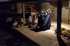 HVAC crawl space - basement