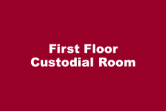 First Floor Custodial Room