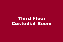 Third Floor Custodial Room