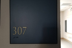 307 Room Number Sign