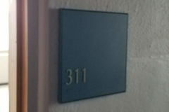 311 room number sign