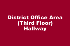 District Office Area (Third Floor) Hallway