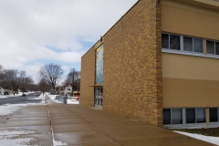 Building Exterior (south exterior of building viewed from SE corner of block)