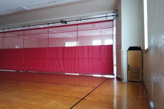 1st Floor Gymnasium - East Section (looking west toward fabric divider)