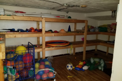 1st Floor Gymnasium - West Section (looking inside storage closet on south wall)