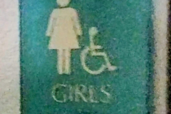 Girls' Restroom Sign