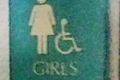 Girls' Restroom Sign